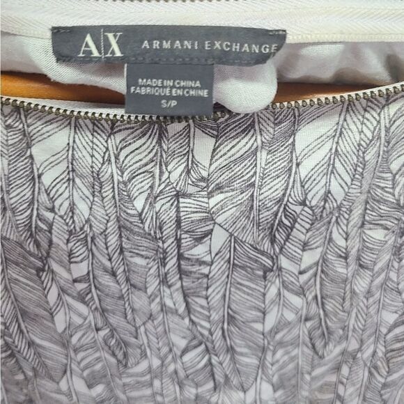 Armani Exchange Leaf Boho Zipper Dress size S - Picture 9 of 9